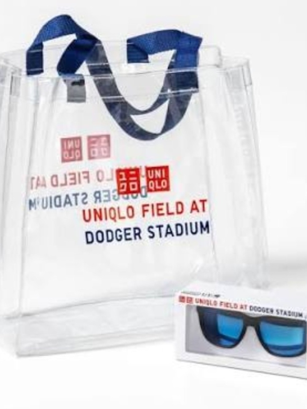 LA Dodgers Uniqlo Sunglasses Stadium Giveaway 8/23/26 New In Box w/Clear Tote